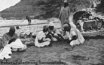 Desert Games At Rest: Photo by Ahmed Bey Hassanein on 1923